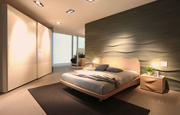 Lavori in cartongesso in camera da letto a Torino: cabine armadio, testiere LED e isolamento Torino - esempio 3