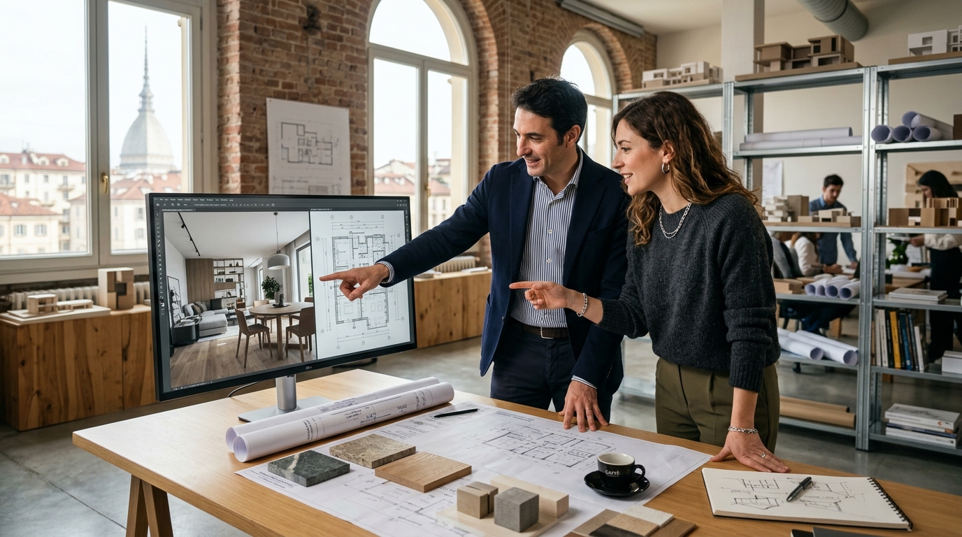 Architetto Torino: Progettazione Interni, Rendering 3D e Ristrutturazioni Chiavi in Mano Torino - dettaglio cantiere 2