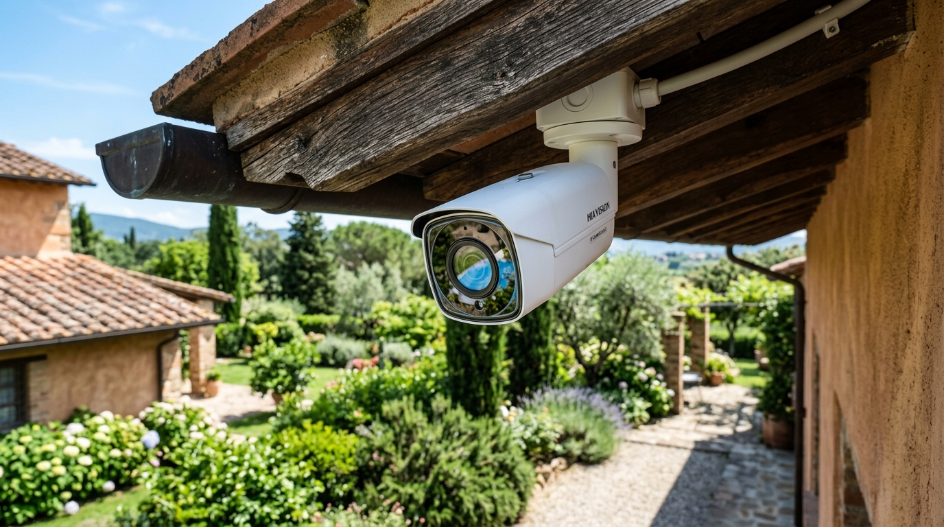 Impianti Antifurto e Videosorveglianza Torino per Casa, Villa e Negozio Torino - dettaglio cantiere 3